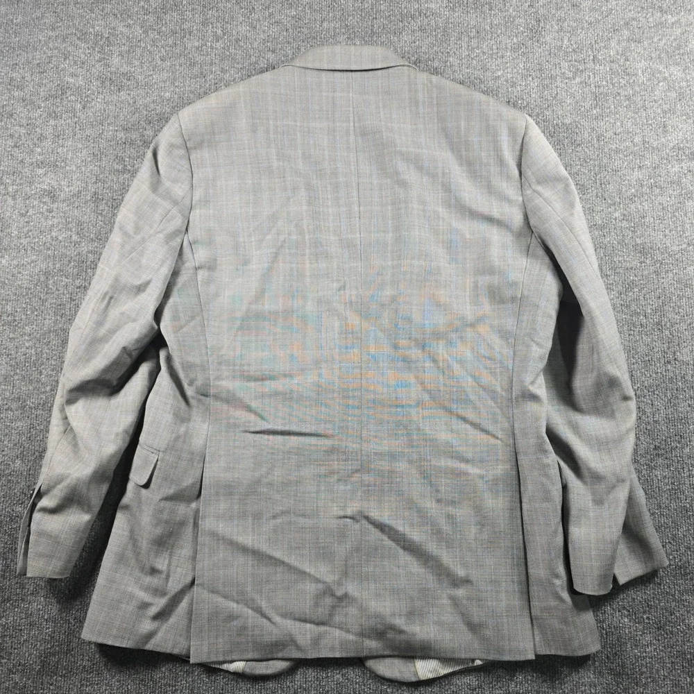 Brooks Brothers Explorer Fitzgerald Fit Blazer 43R Gray Glen Plaid Sport Coat